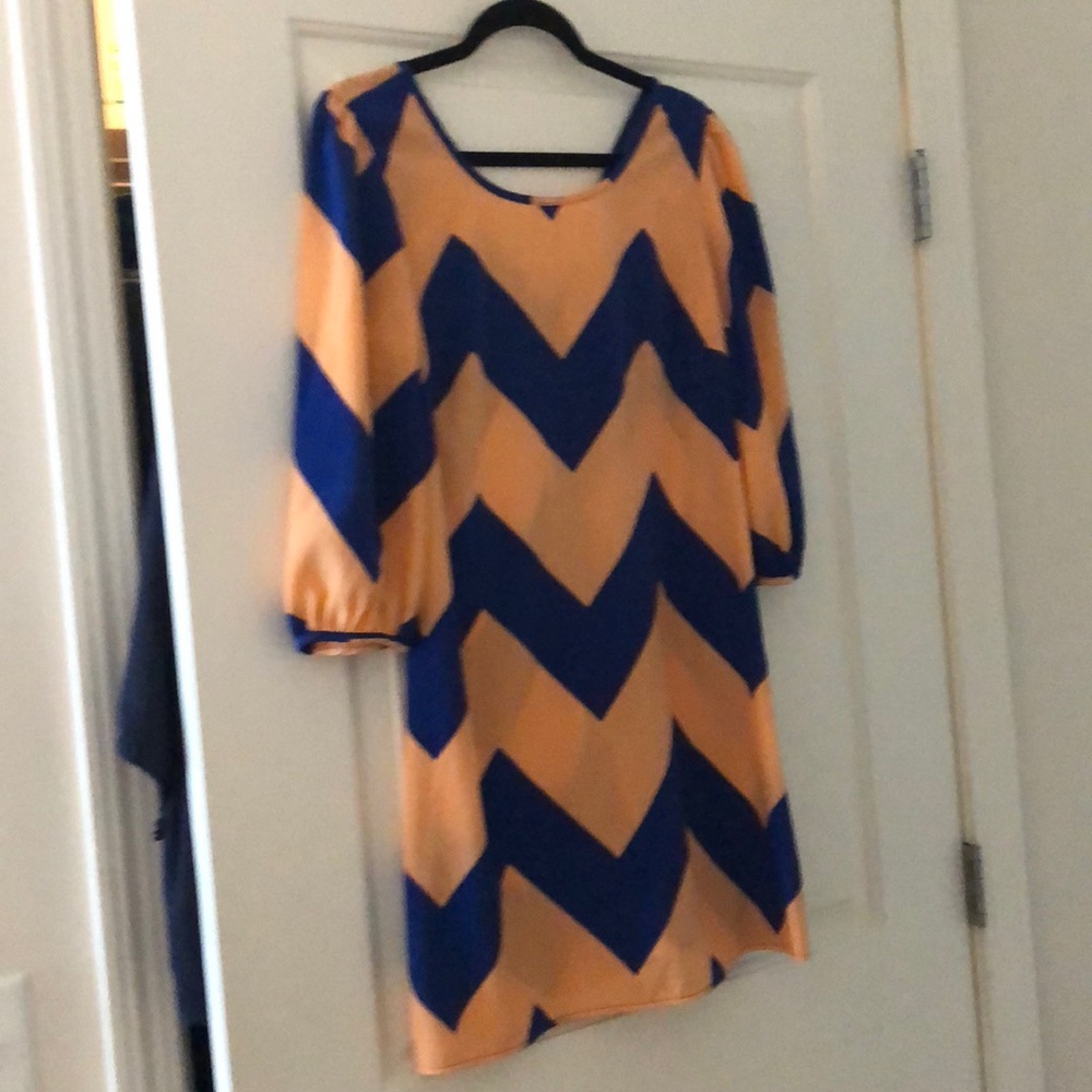 Chevron tunic dress